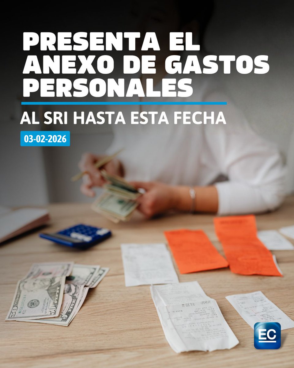 elcomerciocom's tweet photo. ⟫ https://t.co/tLqbz48nHO | 💰 Te contamos quiénes deben realizar este trámite con el SRI https://t.co/ffloPcptq3