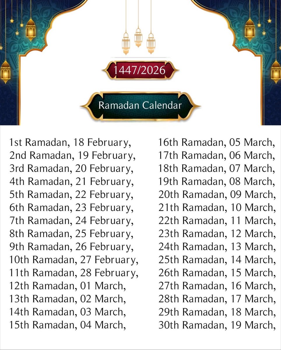 Ramadan is coming 🌙