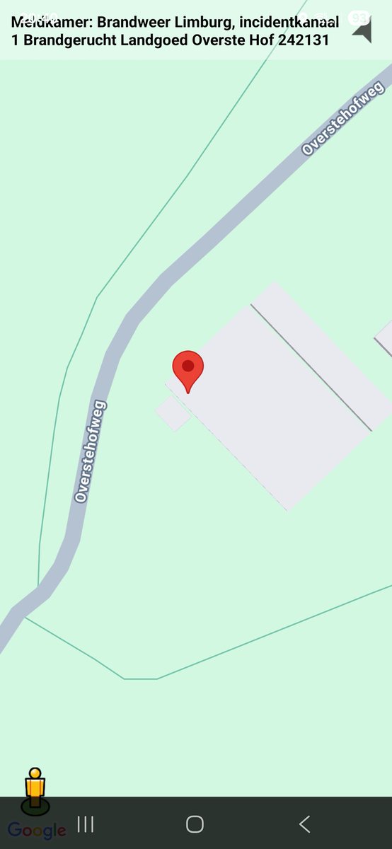 Brandgerucht op Landgoed Overste Hof