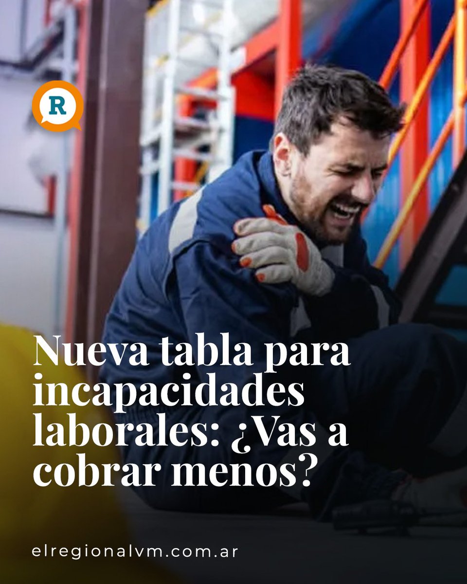 Nueva tabla para incapacidades laborales: ¿Vas a cobrar menos?

Escribe: Abogada Valeria Montenegro

📷 Leé la nota completa 📷
elregionalvm.com.ar/noticias-villa…

#ElRegionalDiarioDigital #elregionalvm1 #incapacidadlaboral #abogadavaleriamontenegrovm