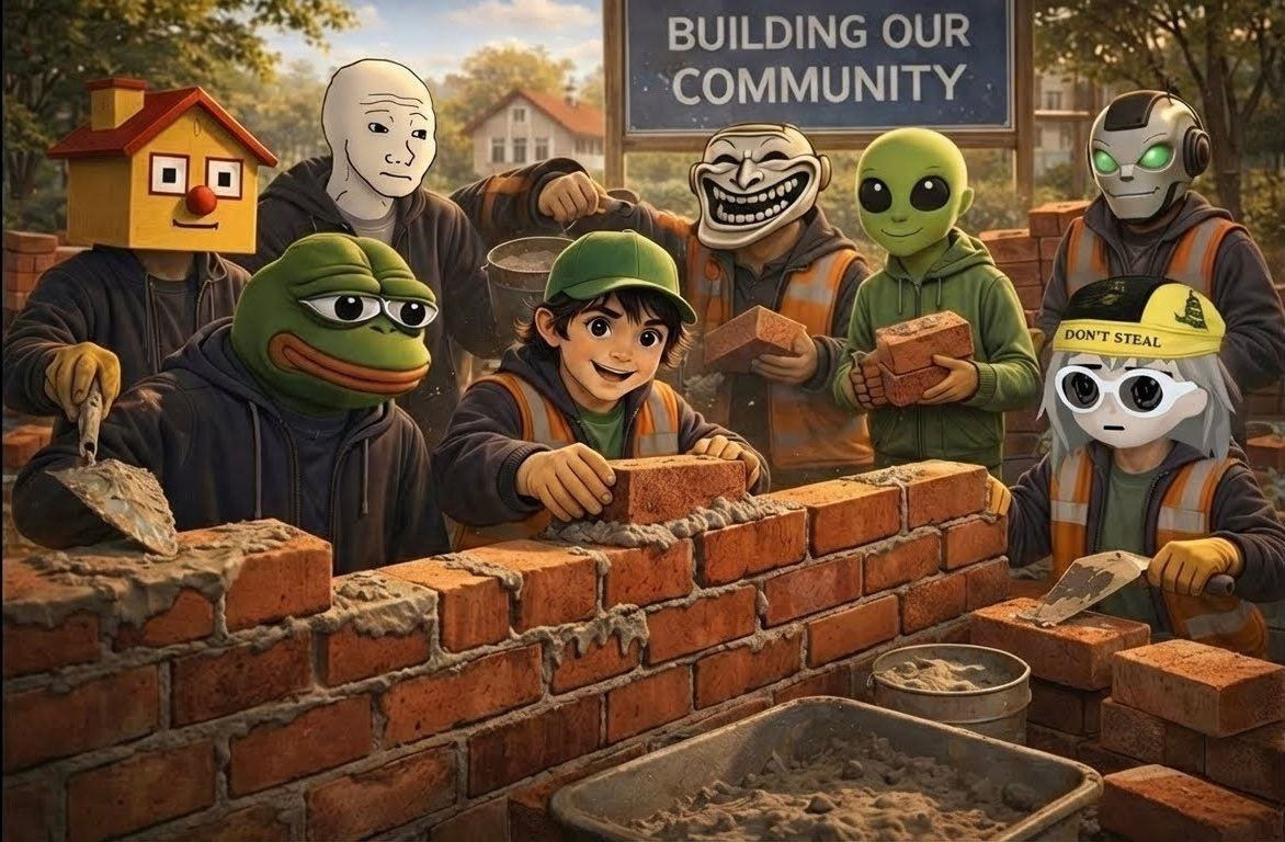 <a href="/DotsamaP31694/">Para Dotsama 🔴🟢</a> For sure! As solid as can be! $Community members having fun while BUILDING, every single day, is why we continue remaining SOLID. That's also why we continue growing, while the entire market bleeds very badly. We keep BUILDING, regardless!