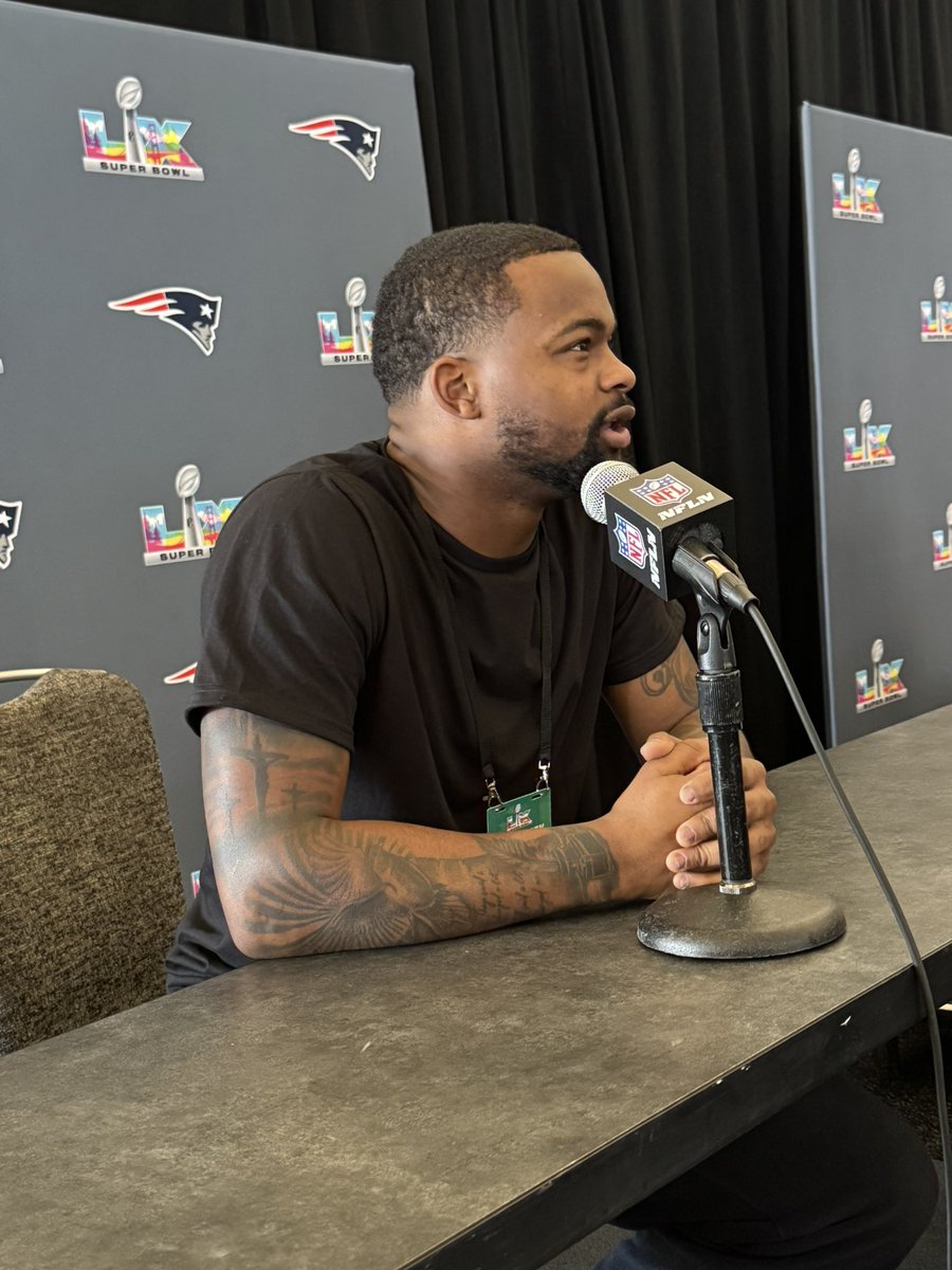 Kayshon Boutte had the best season of his career. What does he attribute that to?

Boutte: “Drake Maye.”