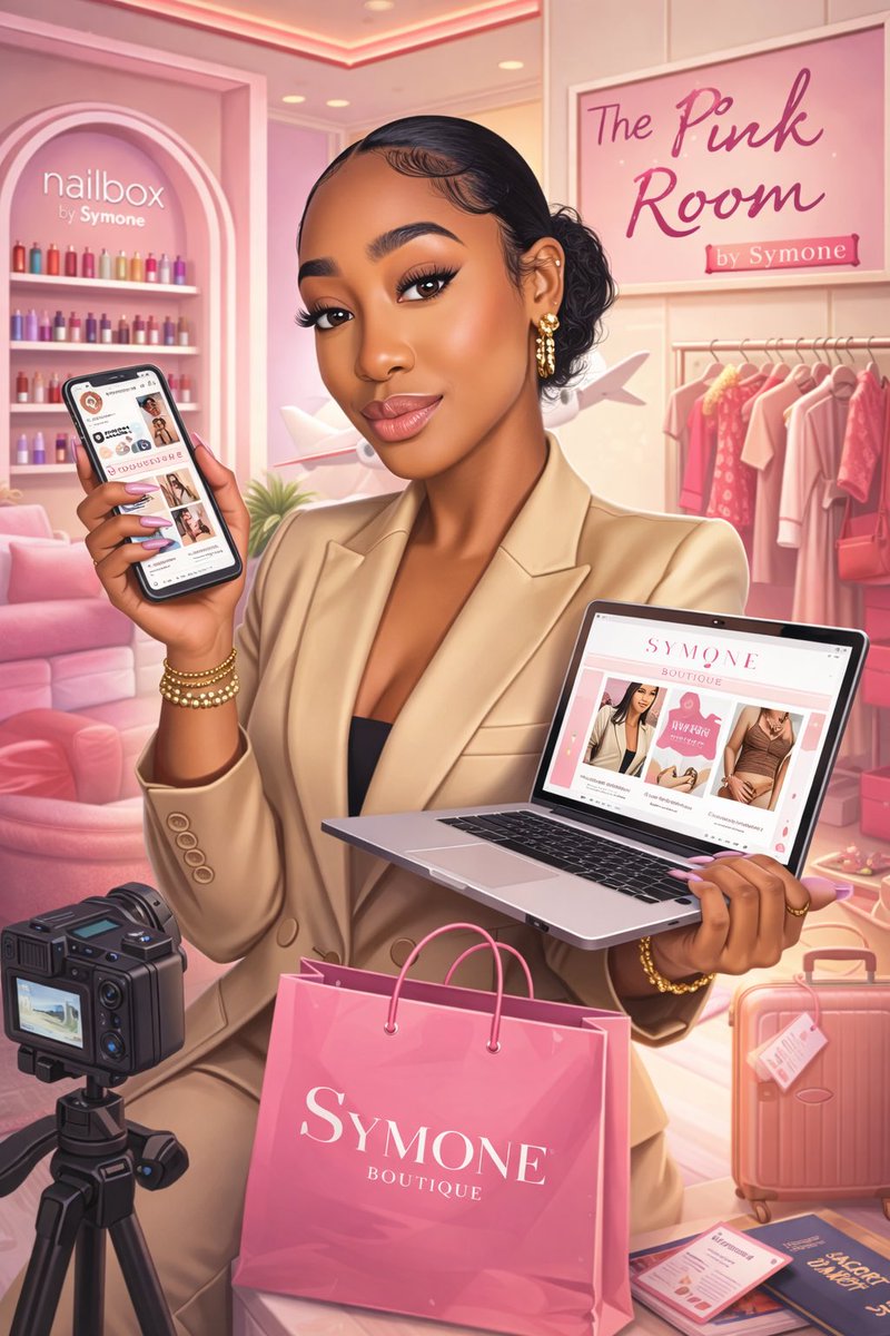 OnlyOneSymone's tweet image. ChatGPT prompt: “Create a caricature of me and my job based on everything you know about me.” 💕
Love this! P.S. Checkout my shop thepinkroomshop.com 💋 
#chatgpt #chatgptprompt