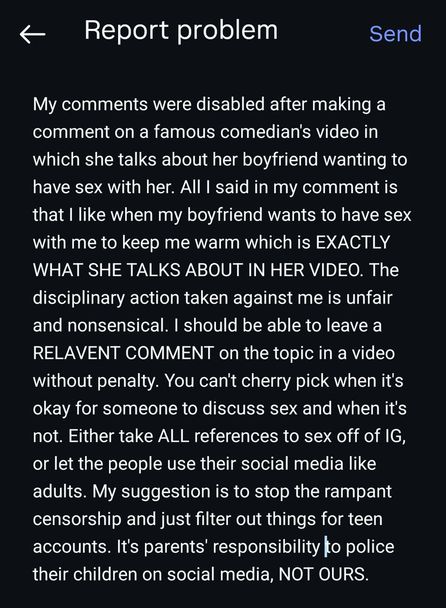 _WickedPixie_'s tweet photo. Dear @Meta - You have once again proved that your platforms are severely out of touch and de-humanized. Fuck your censorship and fuck your AI garbage. I'll gladly deactivate my @instagram account in a heartbeat. https://t.co/M2ABrq73yE