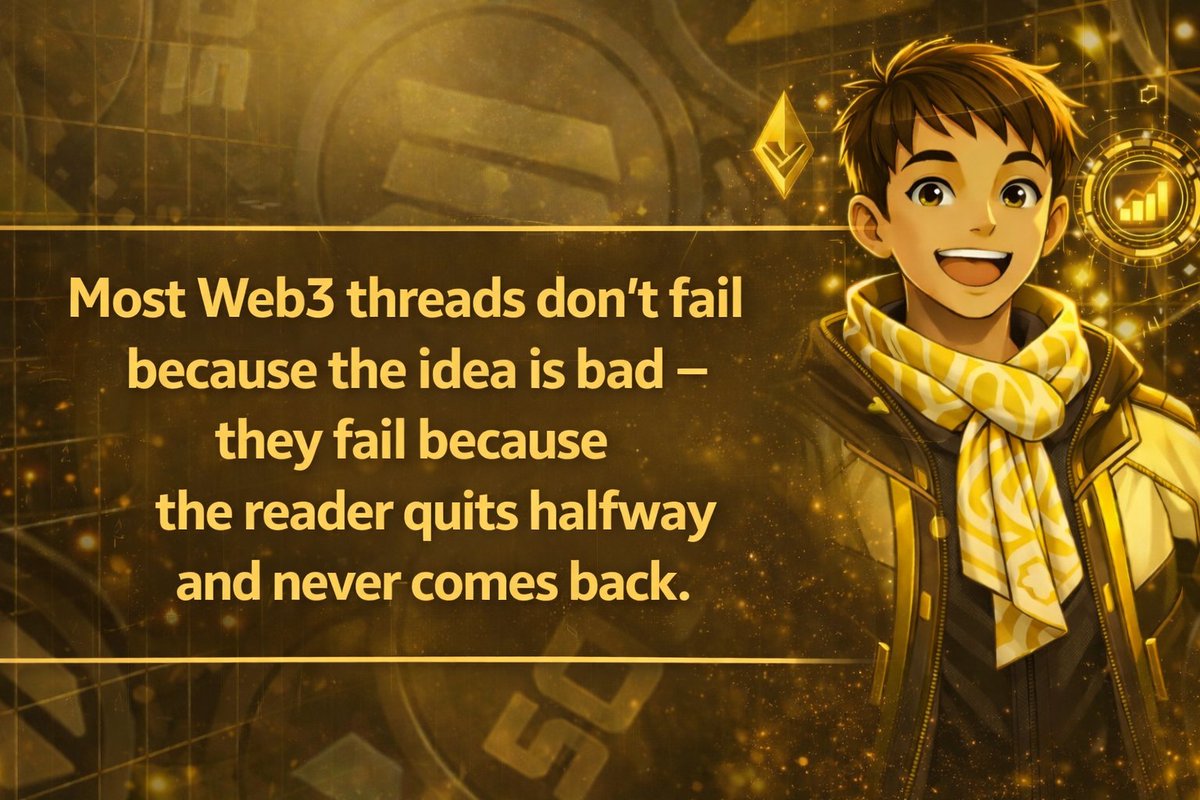 devking___'s tweet photo. Most Web3 threads don’t fail because the idea is bad — they fail because the reader quits halfway and never comes back. https://t.co/qKX43u0Vbb