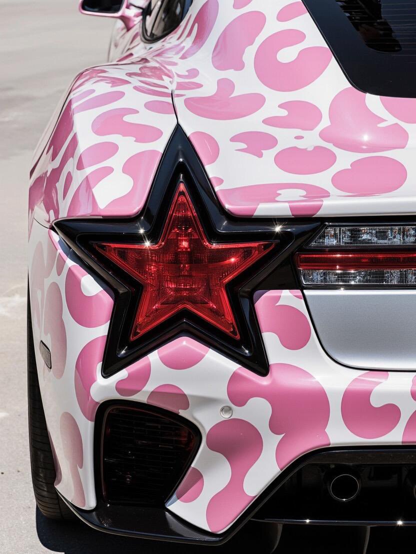heart_jpg's tweet image. star shaped tail lights