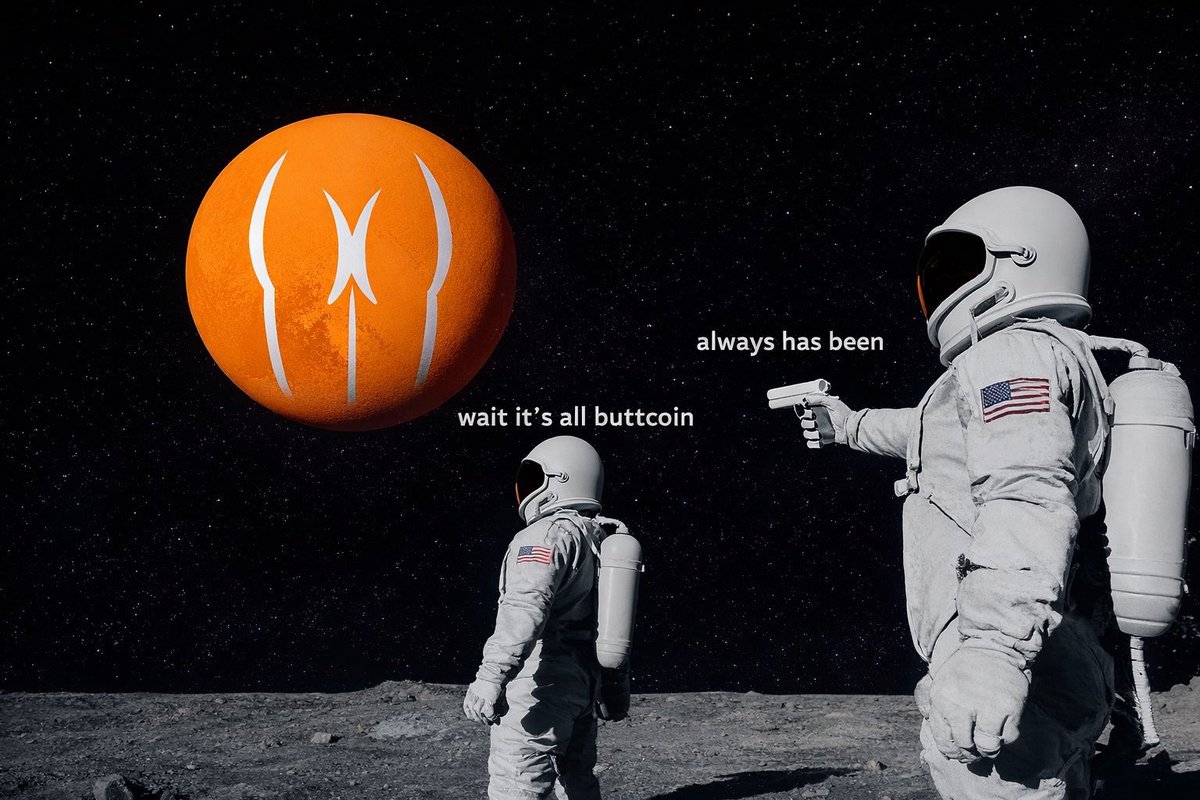 ButtCoin's tweet image. When you look at the entire crypto market, and you realize…