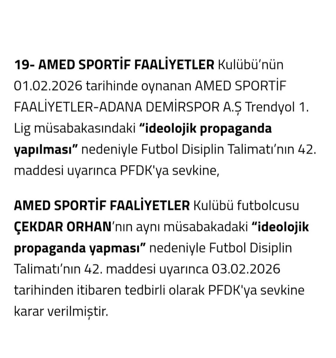 Kötüden iyilik 
Nankörden sadakat beklemiyoruz 
Irkçılık ve faşizm zihniyeti üzerinden kendinizi aklayamazsınız !!!

Haddini bil <a href="/TFF_Org/">TFF</a>