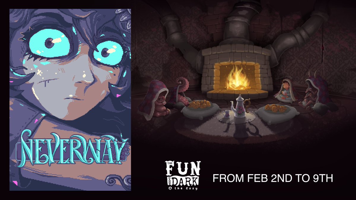 go appreciate some indies in this nice Steam event: the Fun, the dark, and the cozy! 

thx <a href="/Thirdworld_Prod/">ThirdworldProductions Mexican Entertainment System</a> and <a href="/skullqueensgame/">Skull Queens Games</a> for organizing it!