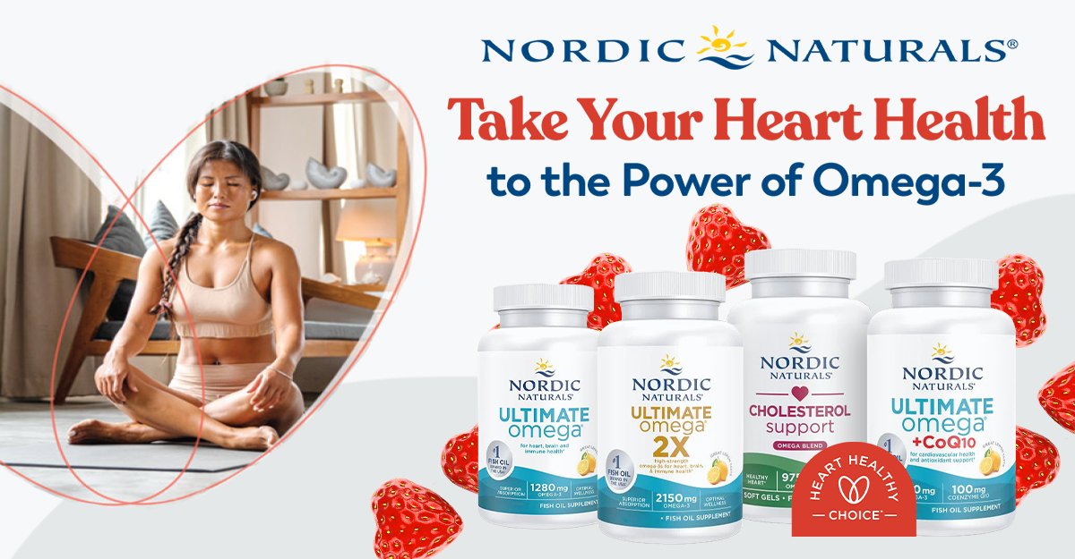 Heart health, but make it clean. 🫀
Nordic Naturals omega-3s use sustainably sourced fish oil you can actually trust.  #HeartHealth #nordicnaturals #Omega3s #NHC

nhc.com/collections/br…