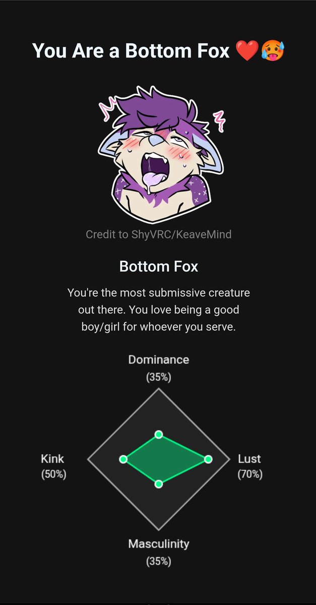 ThedoggoBerryAD's tweet photo. I just got a Bottom Fox for my sex fursona 🤣 https://t.co/ZPRdUyU9Bi