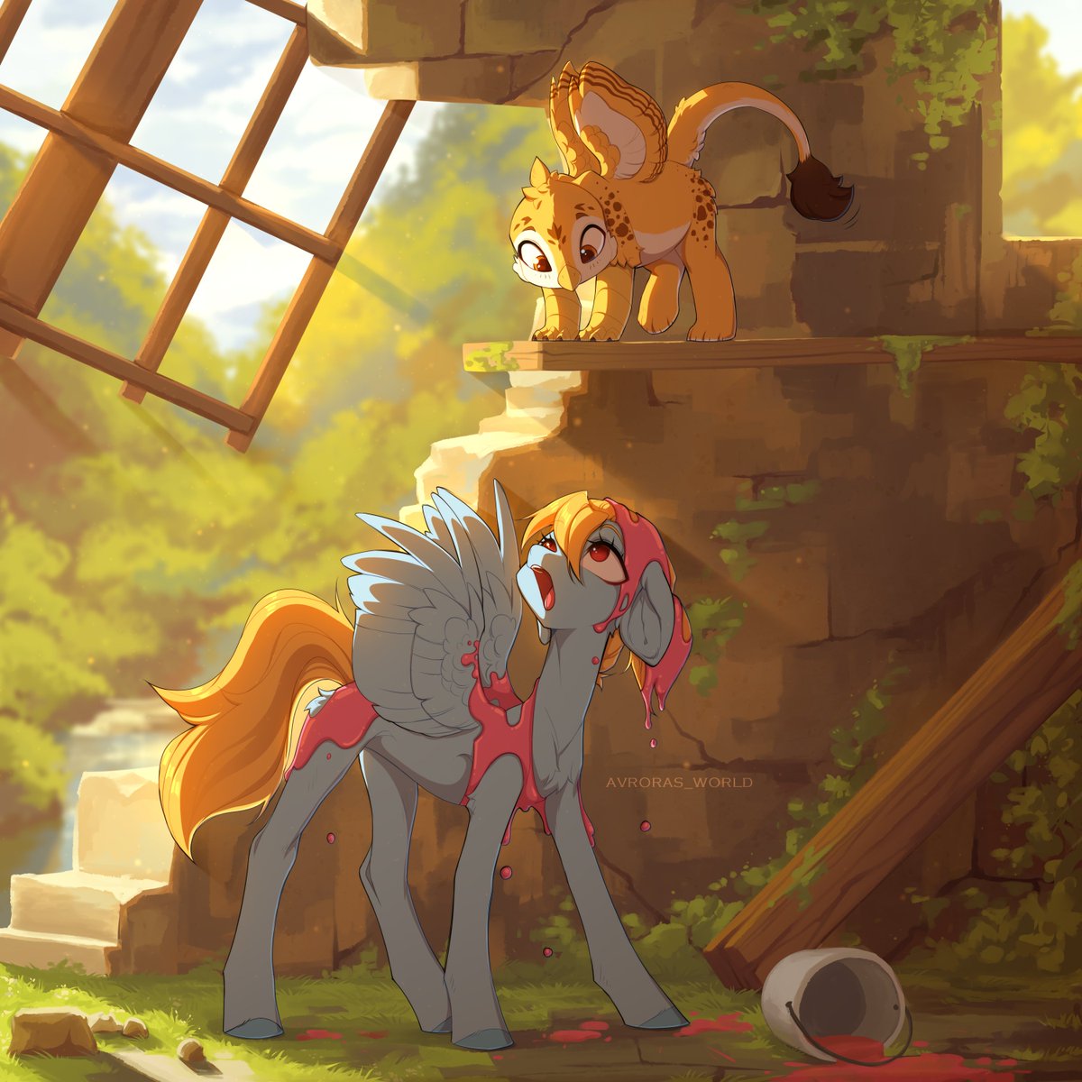 Huh?! There you are!

#art #digitalart #pony #mlp #oc #commission