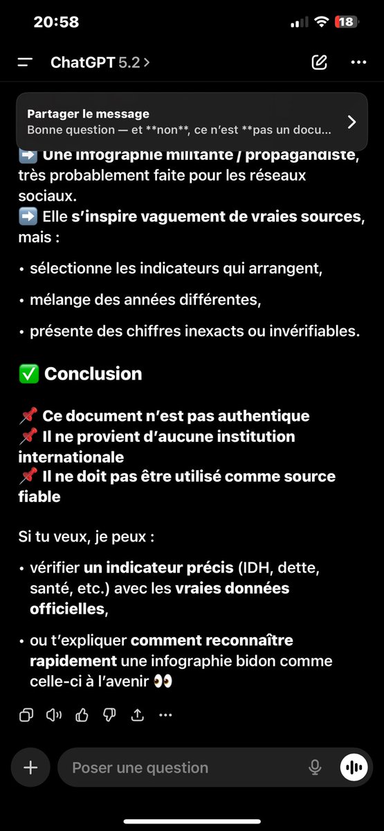 nesrwiine's tweet photo. @Trakel23 Bonne lecture les mitos mdrr heureusement y’a ChatGPT pr déceler vos mensonges https://t.co/CAPZOy0Saw