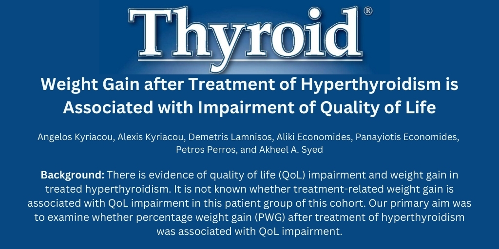Thyroid Journal tweet media