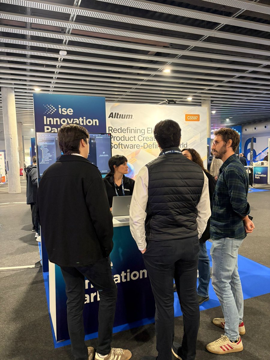 altium's tweet image. Day 1 at @ISE_Show in Barcelona

Visit us at Booth CS597 to experience Altium Agile in action.

Haven’t registered yet? You can still join us: bit.ly/46Dnssr

Get your free ticket using our invitation code: ISE260068

#Altium #IntegratedSystems #TechEvent