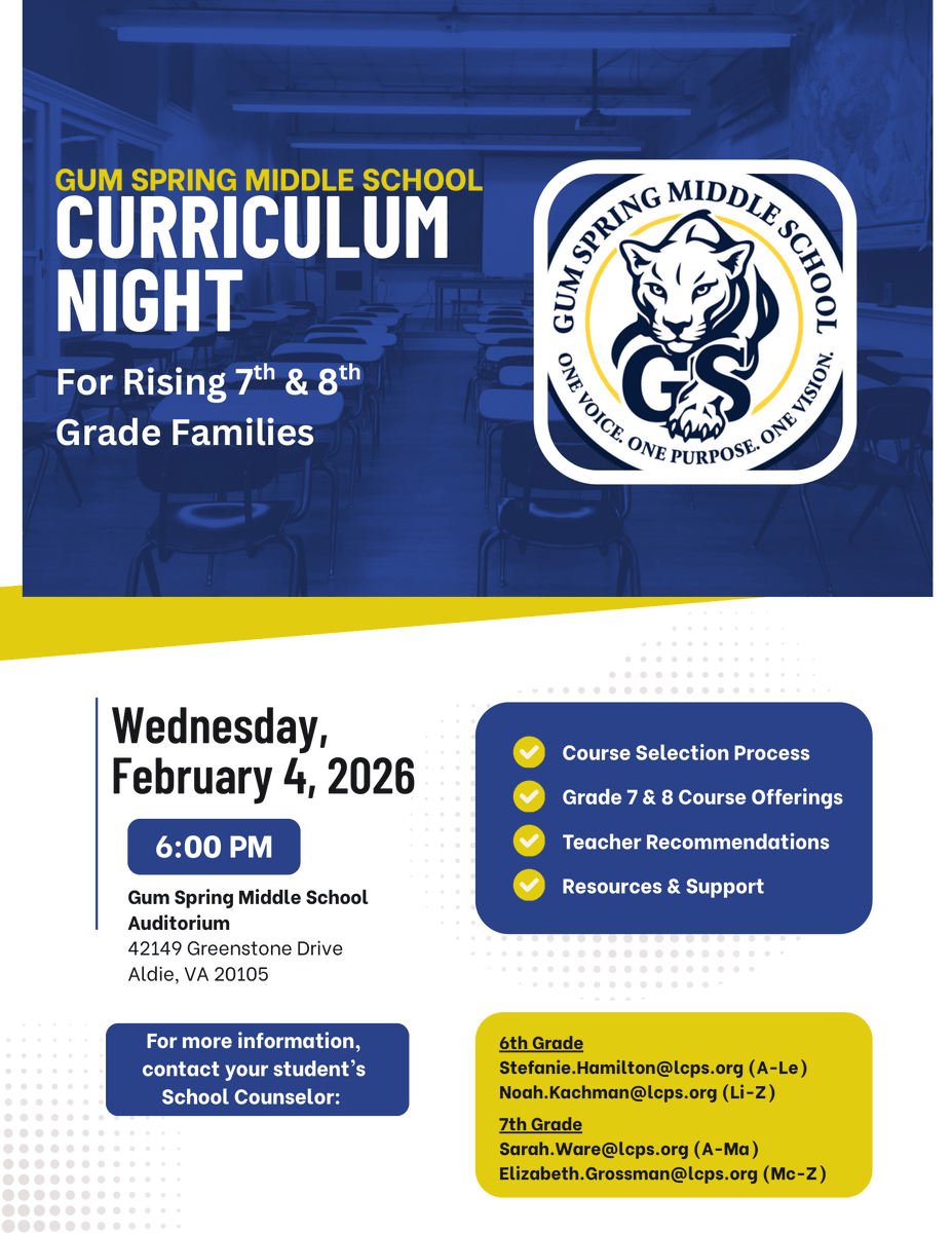 Gum Spring Middle School tweet media