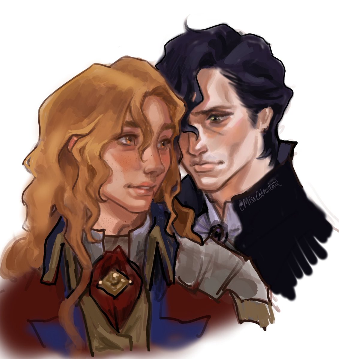 Back to my roots drawing #FE3H Ferdibert 😭❤️‍🩹 so nostalgic for when this game came out and a little sad missing those times. #ferdibert foreva 🔒