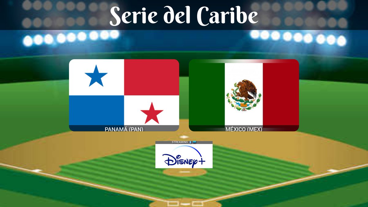 TVDELDEPOR1's tweet photo. Serie del Caribe | Día 3
Panamá 🆚 México Verde
14:00 HRS
📱💻 @disneyplusla
🎙️ @caroguillenTV
🎙️ @orlandoduke26
#SerieDelCaribexESPN | #PANMEX https://t.co/c7VyLRQDiN