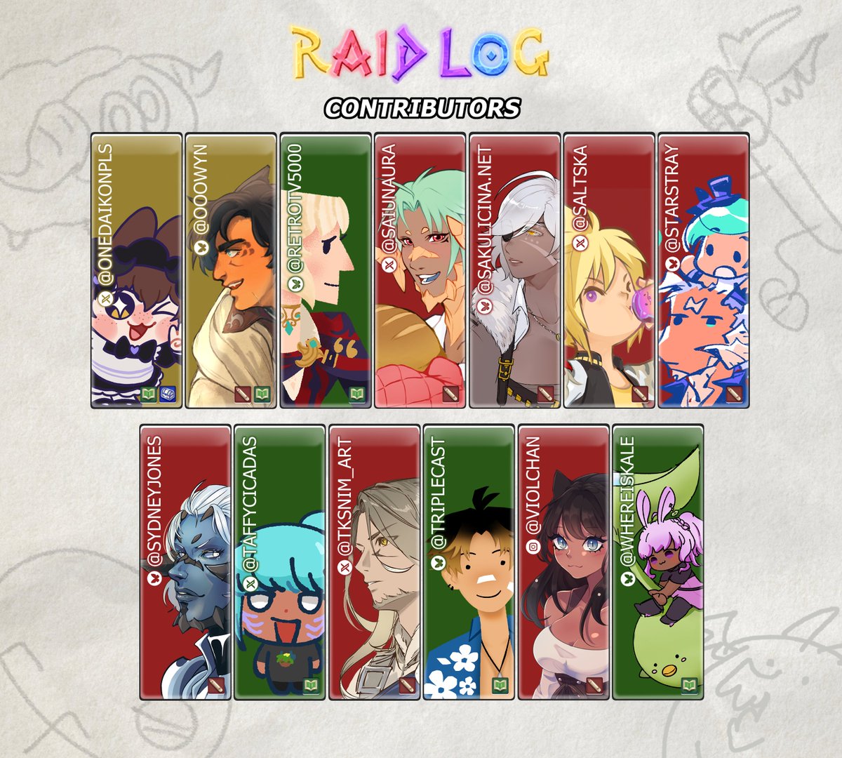 RaidLog Project (FFXIV Fan Zine) tweet media