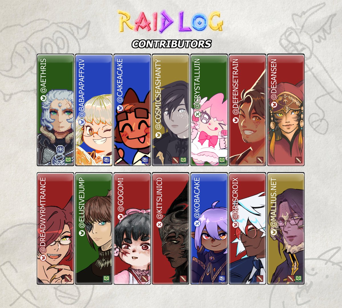 RaidLog Project (FFXIV Fan Zine) tweet media