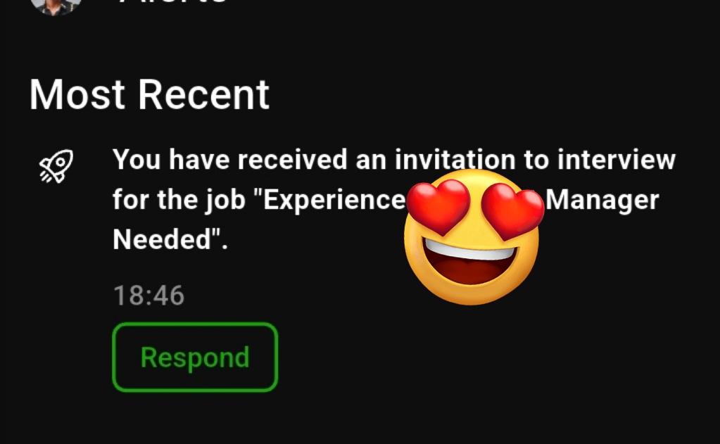 Finally got my first ever upwork invite 🙌 🎊

Looking forward to more

I build UX focused Automations and user friendly CRM systems for small businesses helping them relieve stress, save time and scale easily

#gohighlevel #crm #automation #zapier