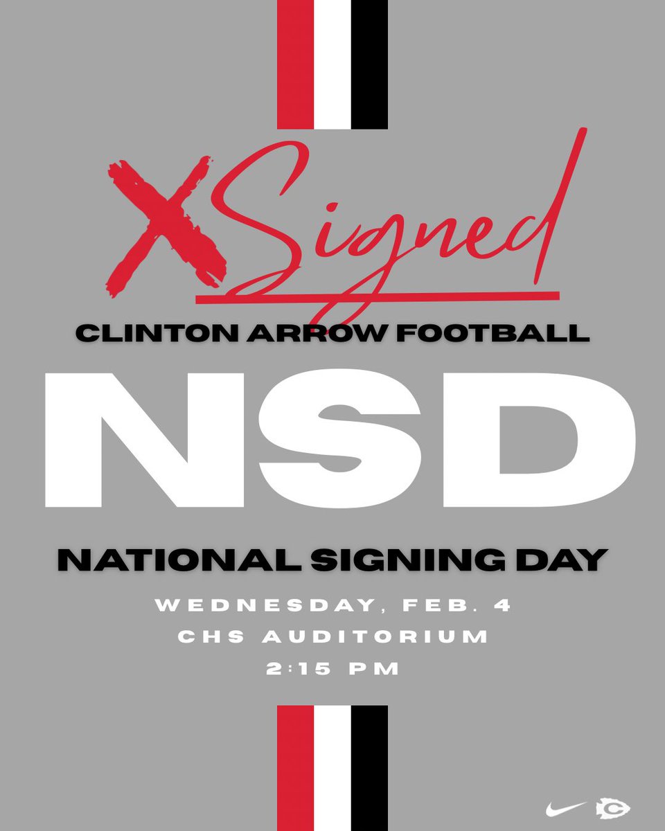 Clinton Arrow Football tweet media