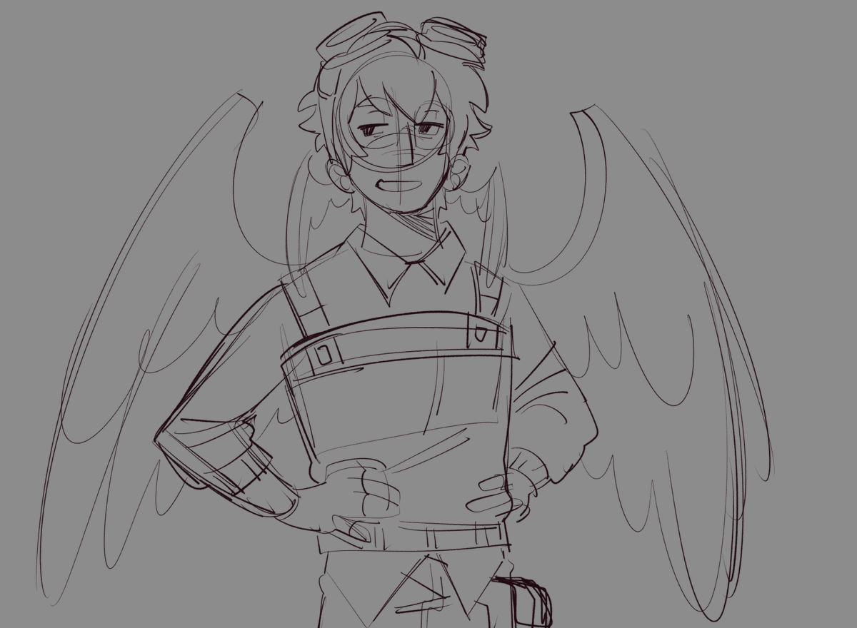 misc doodles from when i first got back into the life series 😚