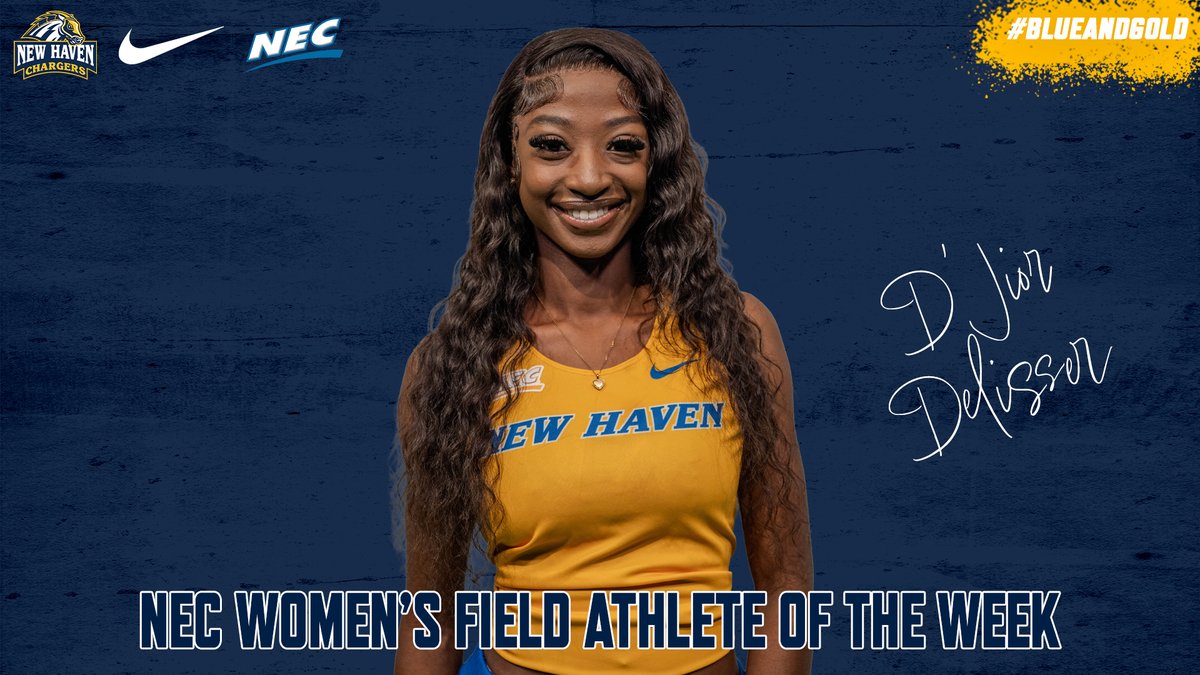 Delisser Named Athlete of the Week by the NEC

📰: bit.ly/4tg8KUz