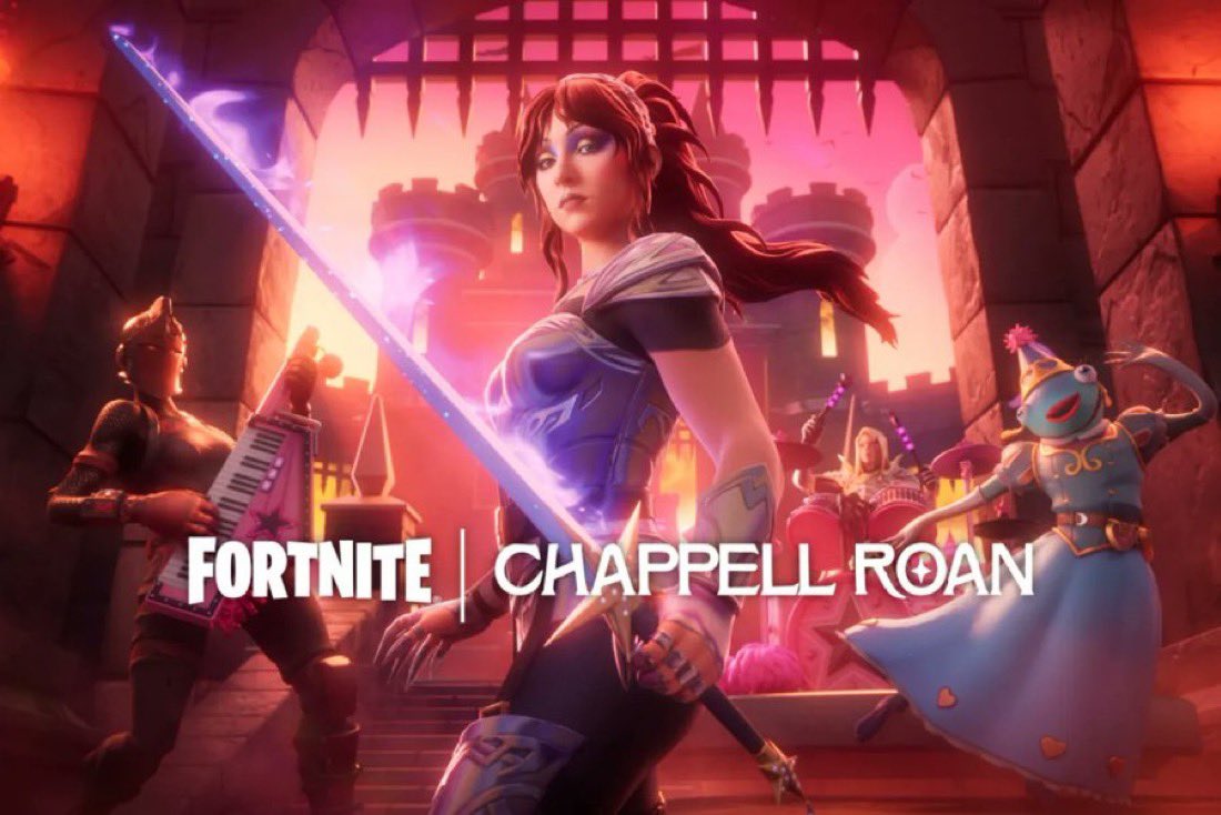 Chappell Roan unveils her Fortnite skins.