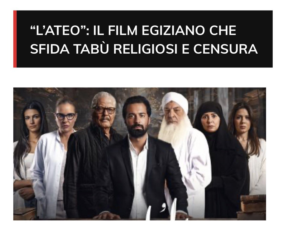 “L’Ateo”: il #film egiziano che sfida tabù religiosi e censura

<a href="/arabescmagazine/">Arabesc</a> 
#cinema #Egitto 

#السينما_المصرية #مصر #افلام #الملحد 

arabesc.it/lateo-il-film-…