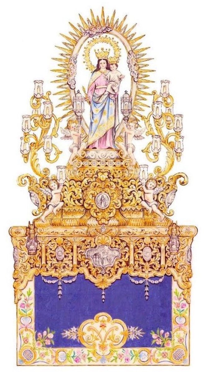 Boceto recreado con IA del diseño del futuro paso para María Auxiliadora Coronada de Cádiz obra de Mario Ramos <a href="/admacadizsdb/">María Auxiliadora Cádiz</a> <a href="/CarlitosVargasP/">‎ 𝐂𝐚𝐫𝐥𝐨𝐬 𝐕𝐚𝐫𝐠𝐚𝐬 ۞</a>