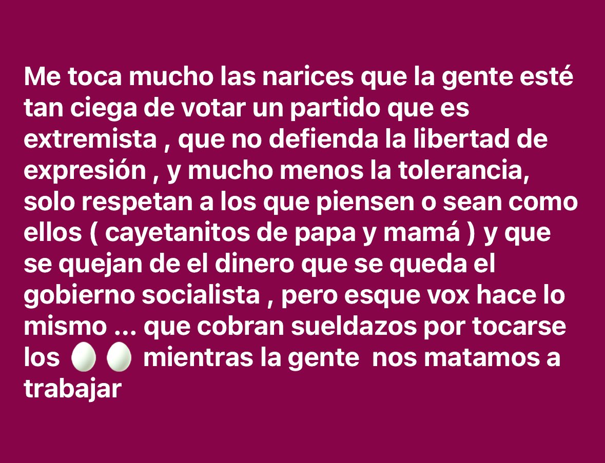 Si ya se dijo cuando tuvieron la movida vox con revuelta …. Tenía que decirse y se dijo : ojito que son sueldos de 15.000 para arriba al mes … mientras el resto nos matamos a trabajar.