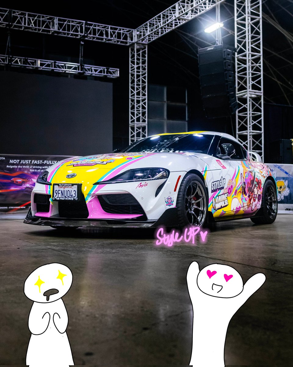 Me to this #itasha I CAN ASSURE YALL I'M NOT A WEIRDO .3.
The design is just too *chef's kiss* good!
<a href="/ZZZ_EN/">Zenless Zone Zero 🎉Season 2🎉</a>  x  <a href="/styleupstudio/">StyleUp Studio | COMMISSION OPEN</a>

#痛車 #TOYOTA #LosAngeles