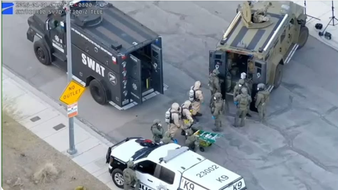 Hazmat, SWAT, FBI swarm Las Vegas home after possible biolab found.

Inside, investigators found refrigerators filled with chemicals, medical waste and nearly 1,000 dead and living mice.