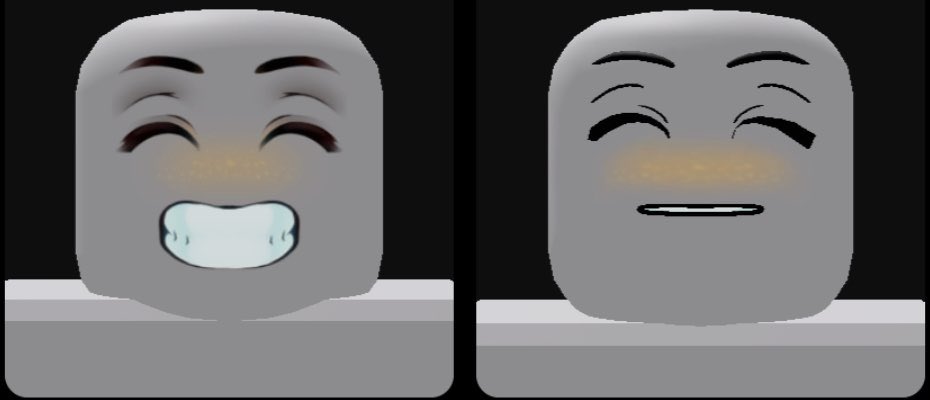 WaffleTradesYT's tweet image. ROBLOX RUINED MY FACE 😭😭😭