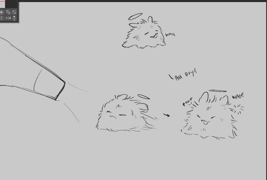 _Silvertone's tweet image. cotton ball hehe