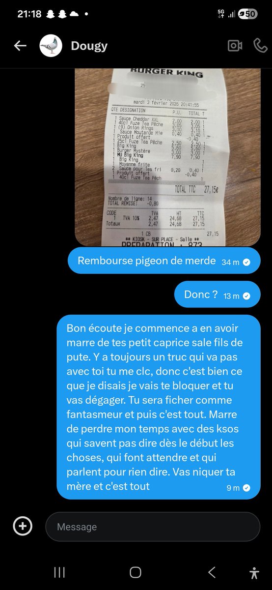 LadyLodieFR's tweet photo. Fanstameur, réclame des ticket et ne rembourse jamais rien flm https://t.co/tXGdXNgmvy