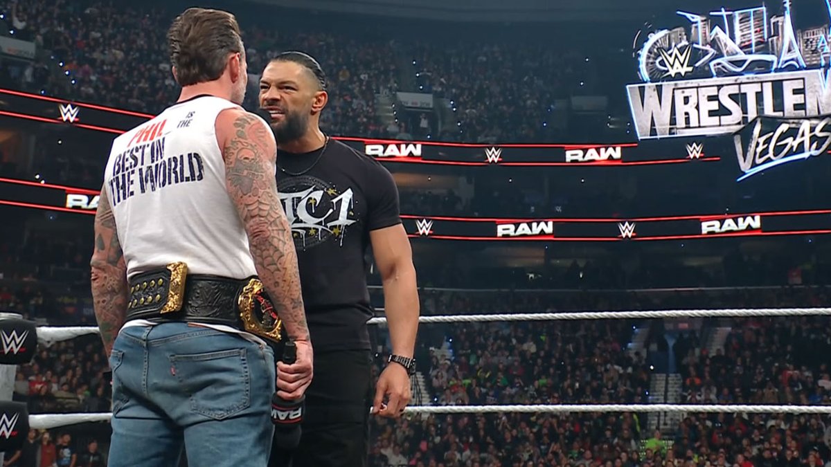Bon c'était à prévoir, on aura bel et bien CM Punk vs Roman Reigns à Wrestlemania 42 et ce sera probablement le main event de la nuit 2 et du coup je vois le OTC devenir WHC et avoir après un gros programme avec Seth Rollins en vue d'un match à Summerslam. #WrestleMania