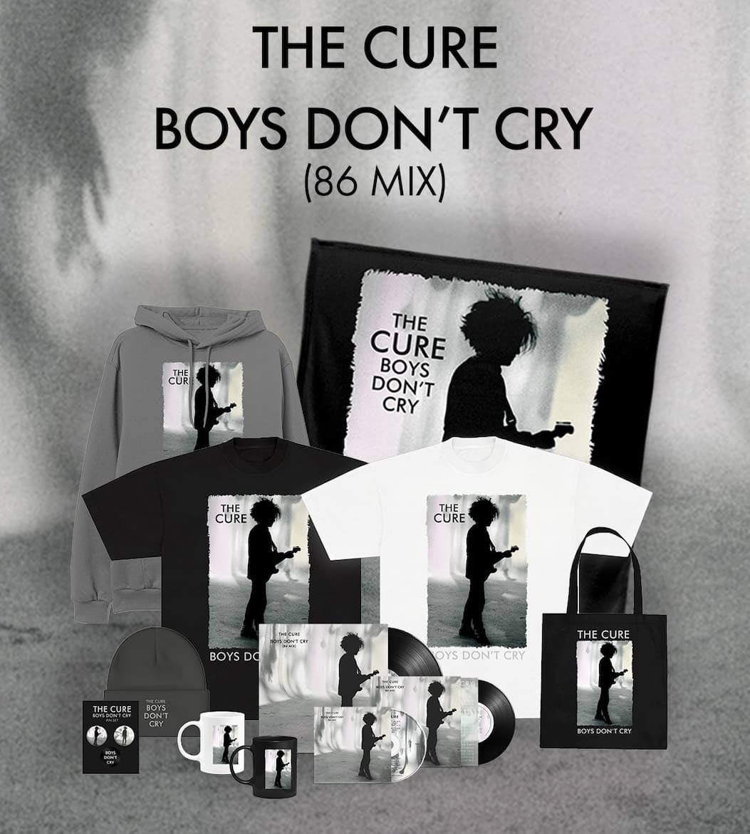 Outre les éditions vinyles (12’ et 7´) et CD single (en précommande et disponibles le 24 avril), Boys Don’t Cry (86 Mix) c’est également une collection de produits dérivés.
➡️ shopeu.thecure.com

#thecure #boysdontcry #86mix