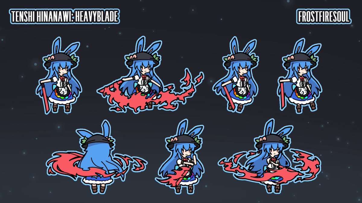 realized never showed off the tenshi heavyblade mod i made for rabbit and steel