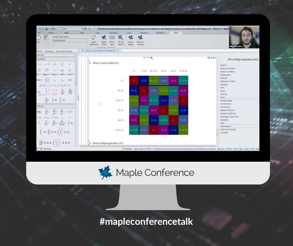 Maplesoft tweet media