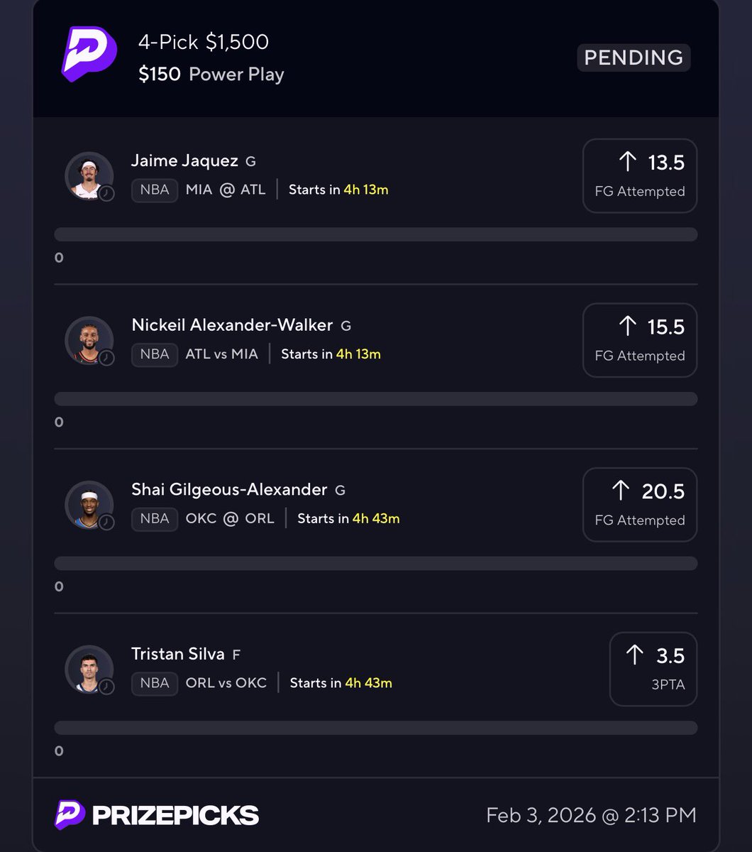 PotdPrizepicks's tweet image. NBA 10X🏀

When we cash I will give $100 to 2 FOLLOWERS that LIKES &amp;amp; commmets💚

My Fav 2 is Top 2 🔗⬇️