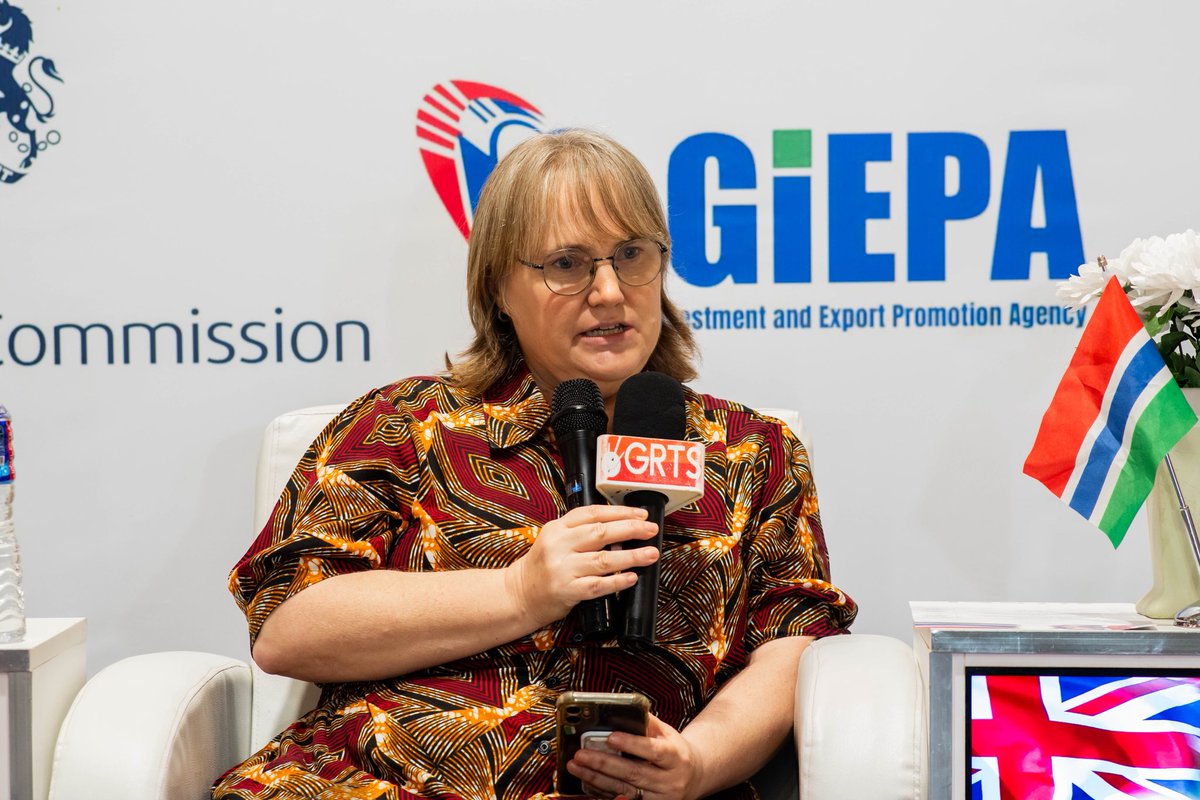 Day 2 of 🇬🇧 – 🇬🇲 Trade Mission focused on two key sectors:Health &amp; Energy.
 
🩺Health Panel: Strengthening systems, advancing research, &amp; improving services to support a productive &amp; healthy population.
 
⚡Energy Panel: Exploring opportunities in renewables, grid expansion etc