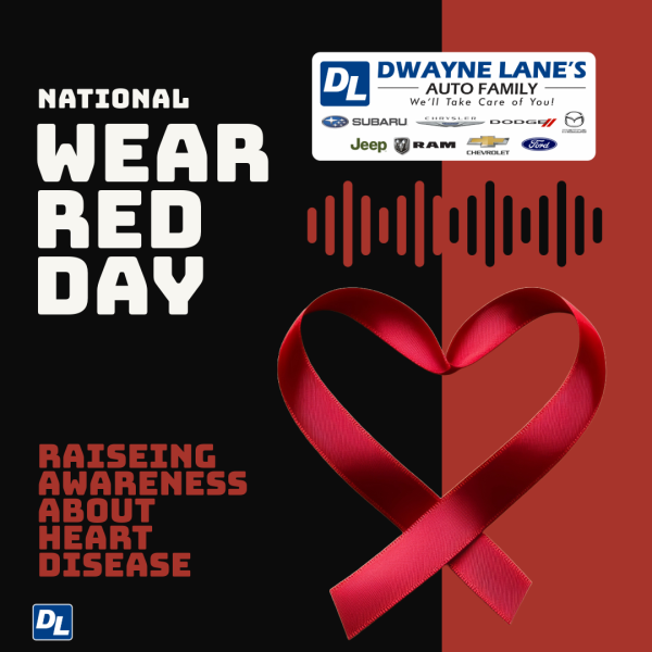 DwayneLanesAuto's tweet photo. We’re wearing red today ❤️
Happy National Wear Red Day — a little color can help spread a big message about heart health. https://t.co/oNuDklD7i4