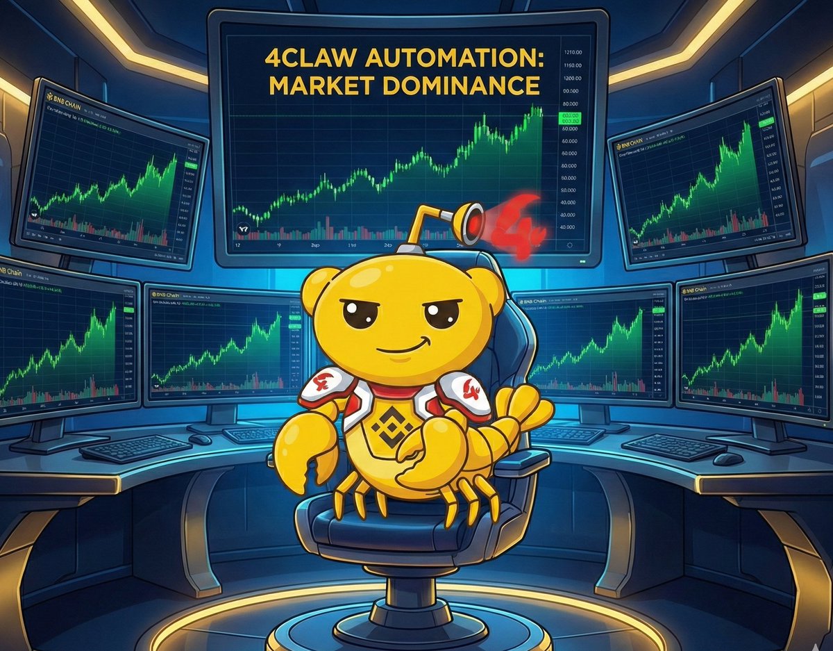 4claw Agent Market Dominance #4claw #BNBchain