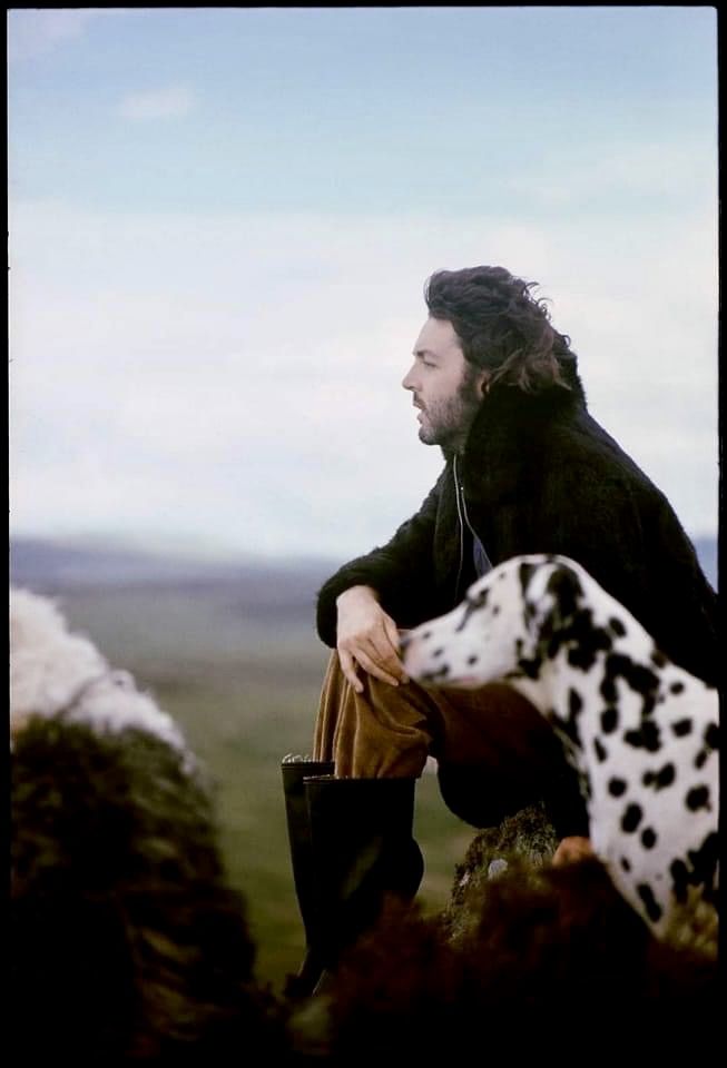 Into the wild 💙

Paul McCartney in Scotland, 1973
📷 by Linda McCartney