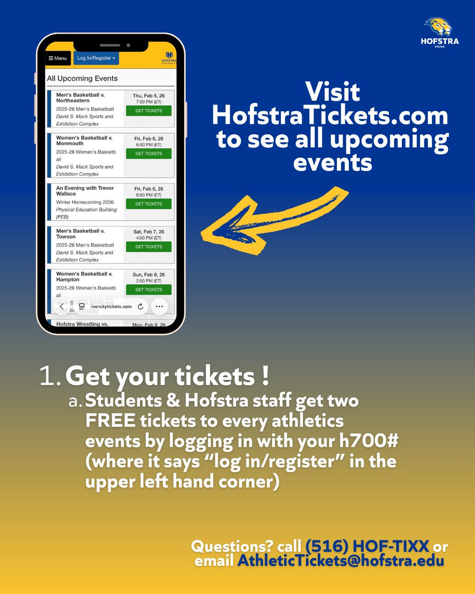 Hofstra Pride Athletics tweet media