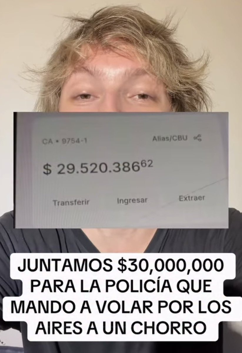 $30.000.000 para la oficial que pasó por arriba al caco aplicando justicia social instantánea. GRACIAS A TODOS Y VIVA LA PATRIA 🇦🇷