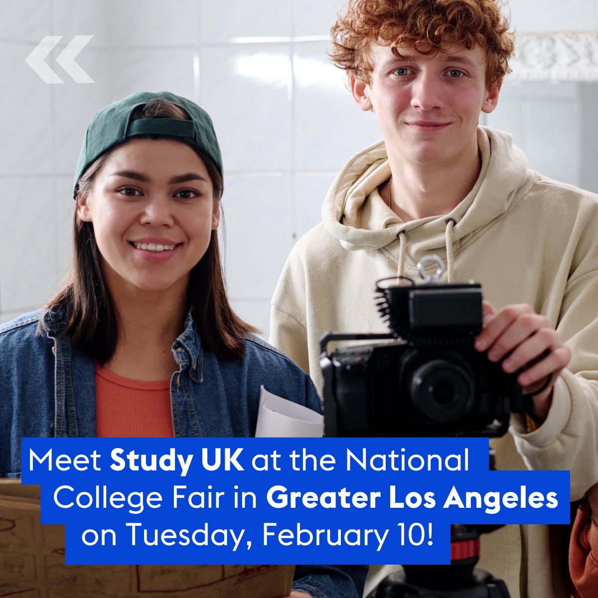 Meet Study UK at the @nacacfairs in Greater LA. Explore your study options! 🇬🇧
Find us at Pasadena Convention Center from 9:00 AM to12:30 PM and from 5:30 to 8:00 PM
 @ukinla @greatcampaign

#StudyUK #InternationalStudents #StudyAbroad #CollegeFairs #LosAngeles #Pasadena