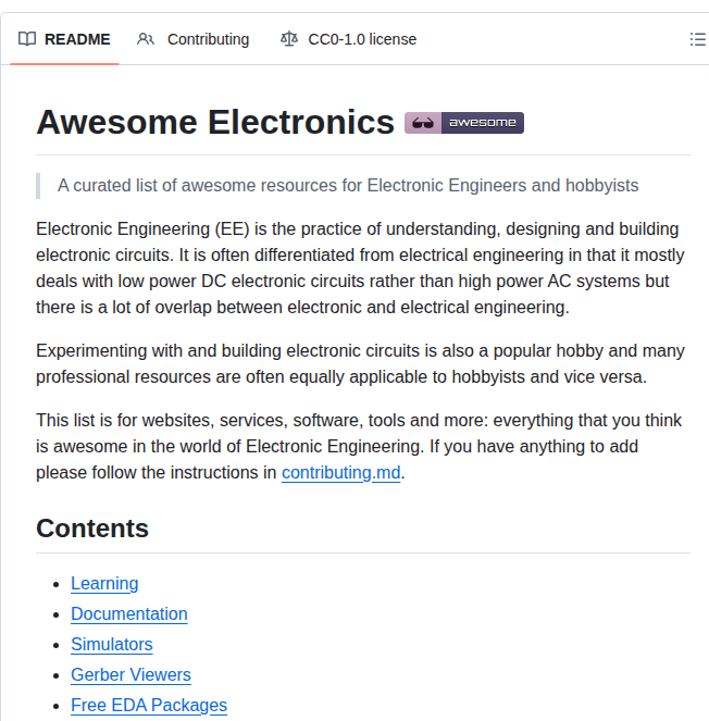 tom_doerr's tweet photo. Resources for electronic engineers and hobbyists

https://t.co/17uQkaACCz https://t.co/Q5hlKqsSz6